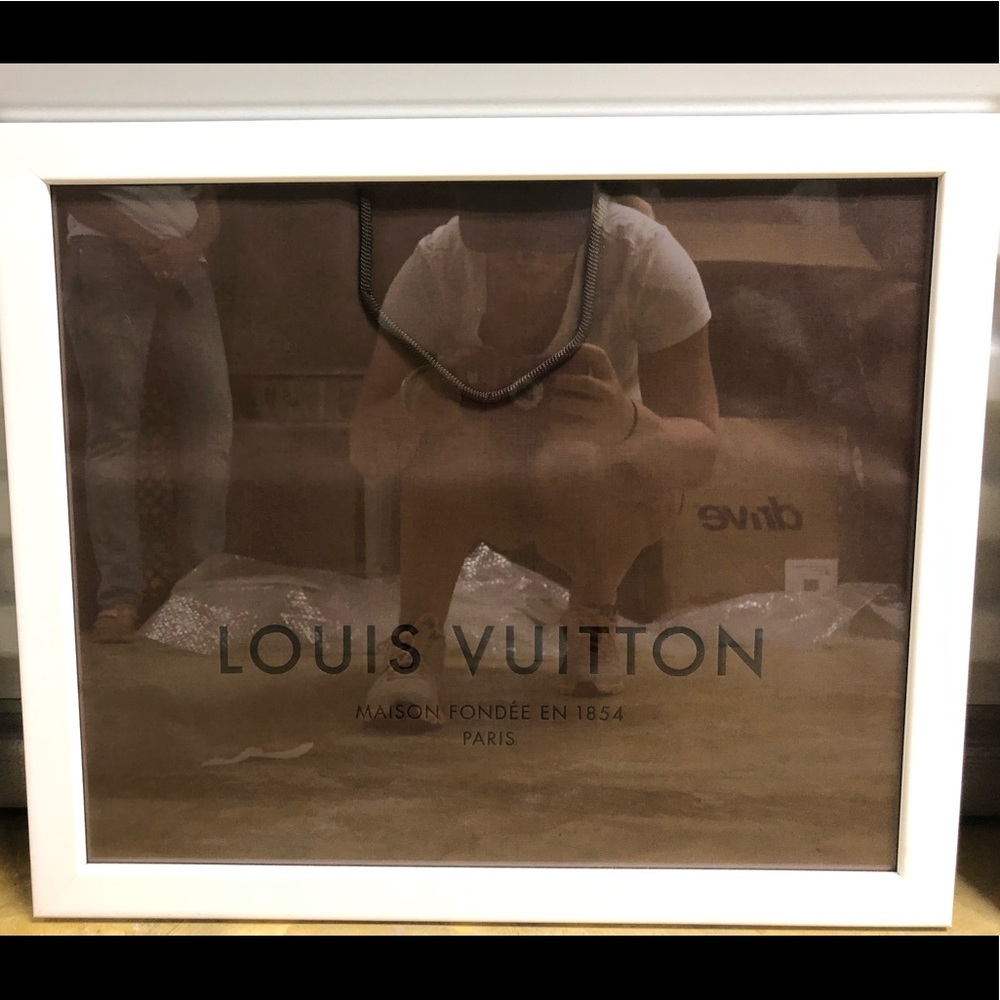 Louis Vuitton framed bag